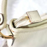 グッチ アビー レザー ワンショルダーバッグ ホワイト - NEWSED