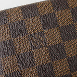 ルイ ヴィトン ダミエ ポルトフォイユ・ブラザ 二つ折り財布 ブラウン - NEWSED