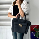 セリーヌ 馬車金具 サルキー ナイロン ハンドバッグ 自立型 ブラック - NEWSED