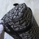 ディオール トロッター キャンバス ミニボストンバッグ ハンドバッグ グレー / ブラック - NEWSED