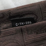 クリスチャン ディオール ヴィンテージ シャドー トロッター ネクタイ ブラウン - NEWSED