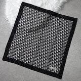 クリスチャン ディオール トロッター シルク スカーフ ブラック - NEWSED