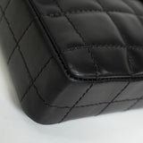 シャネル チョコバー ココマーク ターンロック チェーン セミショルダーバッグ ブラック - NEWSED