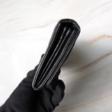 クリスチャン ディオール カナージュ ターンロック ナイロン / レザー 長財布 ブラック レディース - NEWSED