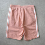 アディダス トレフォイルロゴ ショート スウェットパンツ サーモンピンク - NEWSED