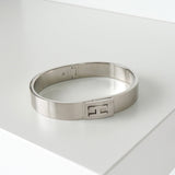 エルメス ジェット バングル パラディウムプレーテッドメタル シルバー金具 - NEWSED