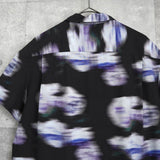 ラッド ミュージシャン 花柄 半袖シャツ ブラック - NEWSED