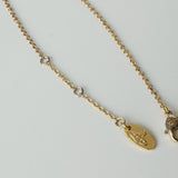 ヴィヴィアン ウエストウッド オーブ ラインストーン ネックレス ゴールド 箱付き - NEWSED