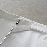 ジルサンダー マオカラー ショート丈 フレア袖 長袖シャツ ブラウス ホワイト レディース - NEWSED