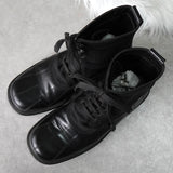 グッチ シェリーライン ドッキング ハイカット ブーツ ブラック - NEWSED