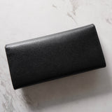 サルバトーレ フェラガモ ガンチーニ レザー 長財布 ブラック パスケース付き 箱付き - NEWSED