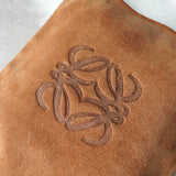 ロエベ アナグラム ショルダーバッグ ブラウン レザー / スエード - NEWSED