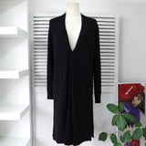 ポロ ラルフローレン カシミヤ ウール ニット ロング丈 カーディガンブラック - NEWSED