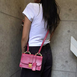 ミュウミュウ マテラッセ レザー がま口 ミニ ショルダーバッグ ピンク - NEWSED