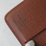 ルイ ヴィトン モノグラム コンパクトジップ 二つ折り財布 コンパクトウォレット ブラウン - NEWSED