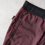 アディダス トラックパンツ ロゴ 刺繍 ボルドー - NEWSED