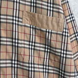 バーバリー ロンドン ヴィンテージ ノバチェック 長袖シャツ パジャマシャツ ベージュ - NEWSED