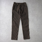 フェンディ ヴィンテージ ズッカ パンツ ブラウン レディース - NEWSED