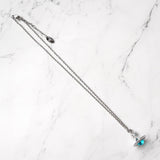 ヴィヴィアン ウエストウッド ミニ オーブ シルバー / ブルー ネックレス - NEWSED