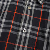 バーバリー ヴィンテージ ノバチェック 長袖シャツ ネイビー - NEWSED