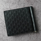 グッチ マイクログッチシマ マネークリップ付き 二つ折り カードケース - NEWSED