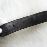 バーバリー シルバーバックル ベルト ブラック - NEWSED