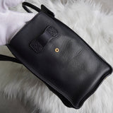 セリーヌ ラゲージ マイクロショッパー レザー ハンドバッグ ブラック - NEWSED