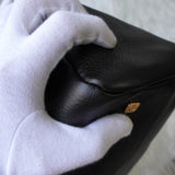 ロエベ アナグラム ミニボストンバッグ ハンドバッグ ブラック - NEWSED