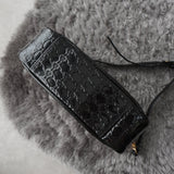 ヴィヴィアン ウエストウッド オーブ エナメル レザー ショルダーバッグ ブラック - NEWSED