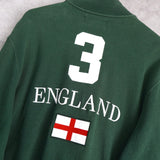 ポロ ラルフローレン ロゴ 刺繍 スウェット トラックジャケット グリーン - NEWSED