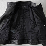 プラダ ダブル レザージャケット レディース ブラック - NEWSED