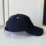 アミパリ アミ パリス ハートロゴ キャップ ネイビー 保存袋付き - NEWSED