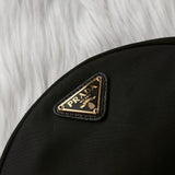 プラダ ポコノ テスート ナイロン ポーチ トライアングルロゴ ブラック - NEWSED