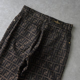 フェンディ ヴィンテージ ズッカ パンツ ブラウン レディース - NEWSED