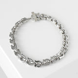 サルバトーレ フェラガモ ミニ ガンチーニ チェーンブレスレット シルバー - NEWSED