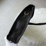 クレージュ ヴィンテージ ロゴ金具 レザー ビジネスバッグ ブラック - NEWSED