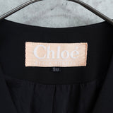 クロエ ブラックフォーマル ノーカラージャケット 総裏地 - NEWSED