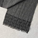 フェンディ ズッカ マフラー グレー - NEWSED