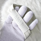 エムエムシックス メゾン マルジェラ レザー ジャパニーズバッグ クラシック トートバッグ ハンドバッグ ホワイト - NEWSED