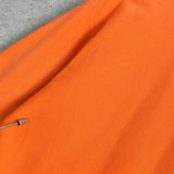 ナイキ ゴルフ スウッシュロゴ ハーフジップ 半袖ポロシャツ オレンジ - NEWSED