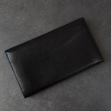 プラダ サフィアーノ レザー 二つ折り財布 長財布 三角プレート ブラック - NEWSED