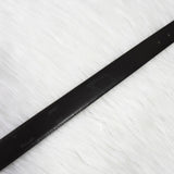 セリーヌ ヴィンテージ ロゴバックル レザー ブラック - NEWSED