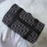 ディオール トロッター キャンバス ミニボストンバッグ ハンドバッグ グレー / ブラック - NEWSED