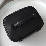 シャネル ココマーク ビコローレ レザー バニティバッグ ハンドバッグ ブラック - NEWSED