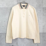 バーバリー ロゴ 長袖ポロシャツ ベージュ - NEWSED