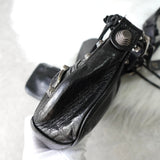 バレンシアガ ル カゴール レザー ワンショルダーバッグ ショルダーバッグ ブラック ミラー ポーチ付き - NEWSED