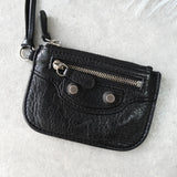 バレンシアガ ル カゴール レザー ワンショルダーバッグ ショルダーバッグ ブラック ミラー ポーチ付き - NEWSED