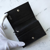 プラダ サフィアーノレザー 二つ折り財布 ブラック - NEWSED