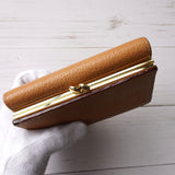 ヴィヴィアン・ウエストウッド オーブ レザー 三つ折り財布 キャメル - NEWSED