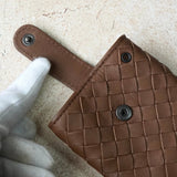 ボッテガ ヴェネタ イントレチャート レザー マルチケース ブラウン - NEWSED